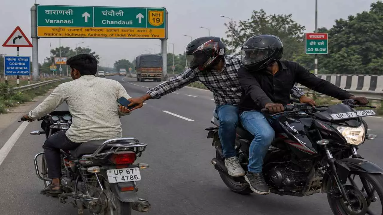 Chandauli News: हाईवे पर चलते समय रहें सतर्क, सक्रिय है मोबाइल झपटमारों का गैंग, दिनदहाड़े युवक से छीना फोन